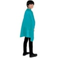 thumbnail image 3 of Super Hero One Size Turquoise Costume Capes and Cloaks, 3 of 3