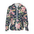 thumbnail image 2 of Lsque Vintage Floral UPF 50+ Lightweight Sun Protection Men's Women's Long Sleeve Shirt, Hoodie Performance -Large, 2 of 9
