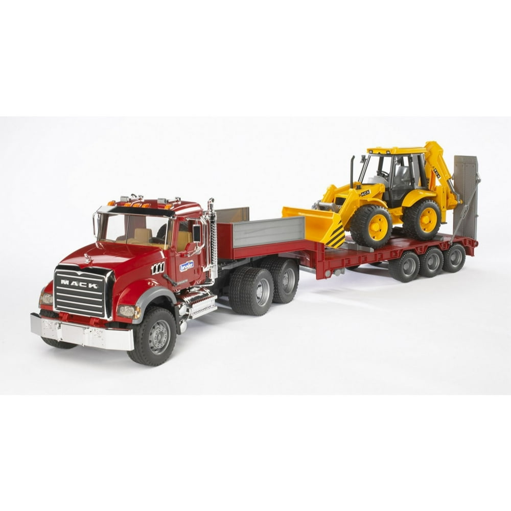 Bruder - MACK Granite Truck with Low Loader - Walmart.com - Walmart.com