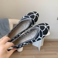 thumbnail image 5 of TOWED22 Ballerines Pliables Brillantes Confortables pour Femmes (Blanc, 8), 5 of 5
