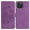 Purple, variant on Butterflies Pattern Case Compatible with iPhone 16 Pro Max, Vintage PU Leather Wallet Case Card Slots Kickstand Magnetic Closure Shockproof Flip Folio Book Case Cover Wrist Strap, Black