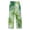 Green Tie-dye Flowers, variant on Kids' Pajama Pants Soft Relaxed Fit Sleep Pants Lounge Pants with Pockets Green Tie-dye Flowers Small