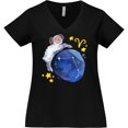 thumbnail image 3 of Inktastic Aries Constellation Zodiac Sign Illustration Women's Plus Size V-Neck T-Shirt, 3 of 5