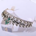 thumbnail image 4 of Bride Tiara Dainty Rhinestone: Princess Tiara Wedding Party Crown with Hair Comb, 4 of 7