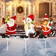 thumbnail image 5 of 3 Pack Christmas Yard Stakes Yard Signs 3PCS-WithLight, 5 of 5