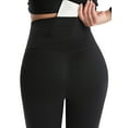 thumbnail image 6 of Xuanfei Women High Waist Hidden Pocket Criss-Cross Calf Ankle-Length Yoga Pants, 6 of 6