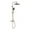 Brushed Gold, variant on Wall Mounted Exposed Complete Shower System ,Tub spout Shower Set with Rough-in Valve