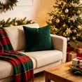 thumbnail image 4 of Textured Throw Pillow Covers Corduroy Cushion Cases for Sofa Living Room Bedroom Couch Interior Styling, 4 of 6