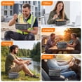 thumbnail image 6 of ELEKA  Electric Lunch Box for Adults，Heated Lunch Box for Men with Scheduled Heating，1.2 Cups Capacity, with Removable Tray Divider, Dishwasher Safe, for Hot Meals Anywhere, 6 of 9