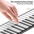 thumbnail image 4 of Piano portátil de 88 teclas, Piano electrónico Handroll, Piano plegable de silicona, 4 of 8