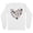 White, variant on Halloween Heart Long Sleeve Shirt Unisex Large White