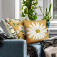 thumbnail image 3 of Spring Pillow Covers 18x18 Set of 4 Daisy Home Sweet Home Yellow Throw Pillows Decorative Pillow Cases Summer Seasonal Farmhouse Decorations for Home Sofa Couch, 3 of 6