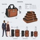 thumbnail image 3 of Juego de 4 piezas Luggage Travel Select Amsterdam, gris, 3 of 9