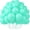 17 Teal, variant on MWYXX 90pack Burgundy Balloons Different Size 18/12/10/5 Inch Maroon Balloon Garland Arch Kit for Graduation, Thanksgiving Day, Autumn Fall Theme Party, Wedding, Birthday Decorations