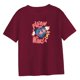 thumbnail image 4 of Camiseta básica para mujer Yinane Ropa de calle clásica Ropa estampada de moda Cuello Redondo Tops de verano, 4 of 8