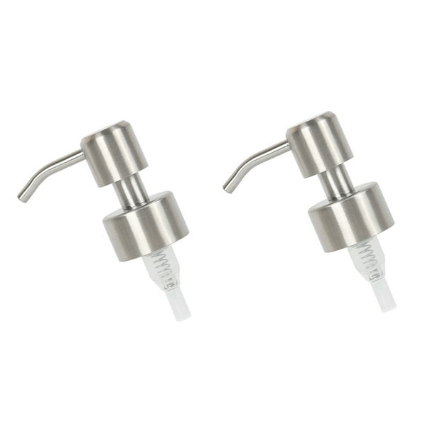 Advancent 2 Pieces Dispenser Nozzles with Extension Replacement Heads Home Steel Soap Accessories Pumps Pump Lotion Tubes Liquid DIY Type3 NO3