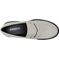 thumbnail image 5 of Soda “HENDER” ~ Women Round Toe Low Heel Lug Sole Platform Penny Loafer Shoe, 5 of 5