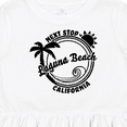 thumbnail image 4 of Inktastic Next Stop Laguna Beach, California Girls Toddler Dress, 4 of 5