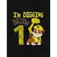 thumbnail image 2 of Tstars 1st Birthday Paw Patrol T-Shirt - Rubble Digging Graphic Tee - Perfect Gift for First Birthday Celebrations - Nickelodeon-Themed Unisex Infant Apparel, 2 of 5