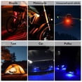 thumbnail image 2 of 1 Juego de luces de conducción nocturna, luz trasera de bicicleta, luz intermitente con Control remoto para bicicleta, 2 of 6