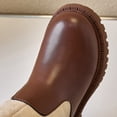 thumbnail image 4 of Girls Knee High Boots Fashion Lug Sole Side Zipper Tall Riding Boots for Toddler Little Kid Big Kid, 4 of 8