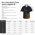 thumbnail image 6 of Lsque Glowing Snake Dark Forest pattern Hawaiian Shirt for Men, Unisex Summer Beach Casual Short Sleeve Button Down Shirts-XX-Large, 6 of 9