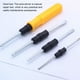 thumbnail image 5 of Eigraketly Destornillador multiusos herramienta de reparación manual de doble cabeza aleación de acero con mango de plástico carpintería Industrial Herramientas y ferretería amarillo 2 pulgadas Eigraketly TO009642-02, 5 of 6