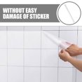 thumbnail image 3 of HONITANO White Kitchen Backsplash for Kitchen Oilproof Sticker Self Adhesive Wall Protector Decal, 3 of 8