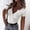 #217-White, variant on Haivin Women's Casual Loose Fit T-Shirt, Solid Color V-Neck Short Sleeve Top, Breathable and Comfortable for Everyday Wear and Relaxed Style