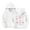 1-White678, variant on Byoo Toddler Girl's Bow Print Long Sleeve Hoodie Pullover Fit with Pocket Hooded Sweatshirt Soft Warm Casual Kids Outerwear for Daily Wear