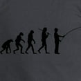 thumbnail image 3 of CafePress - The Evolution Of The Fisherman Long Sleeve T Shirt - Long Sleeve Dark T-Shirt, 3 of 4