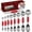 Red, variant on NEXTOP Magnetic Spoons Collection, Stainless Steel, 9-pcs, Dual-Sided Measuring Spoons Red