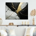thumbnail image 2 of Designart Abstract Geode Black IV Canvas Wall Art, 2 of 5