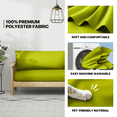 thumbnail image 3 of MoNiBloom Solid Futon Cover Slipcover Fit 6"- 8" Futon Mattresses Olive, Full Size 54x75 Inch, 3 of 9