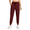 Wine Red, variant on YAPPO Women's Cargo Jogger Pants Lightweight Quick Dry Hiking Pants with 5 Pockets, Water Resistant UPF 50 Travel Athletic Pants