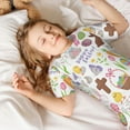 thumbnail image 5 of Haiem Happy Easter1 Pattern Kids’ Breathable Pajama Set – Short-Sleeved Cotton PJs, Comfortable and Soft 2-Piece Set, Perfect for Boys and Girls Sleepwear-4X-Large, 5 of 6