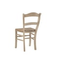 thumbnail image 6 of Linon Lantana Wood Dining Side Accent Chair, Set of 2, Natural, 6 of 11