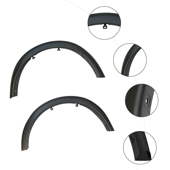 For 2018 2019 2020 Nissan Kicks Front Fender Flare Wheel Arch Trim L R 2PCs