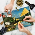thumbnail image 4 of East Cutting Board, View of the Tropical Jungle River at the Beach of Masoala National Park in Madagascar, Decorative Tempered Glass Cutting and Serving Board, Large Size, Multicolor, by Ambesonne, 4 of 5