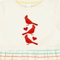 thumbnail image 4 of Inktastic Cardinal Cute Bird Watching Girls Baby Dress, 4 of 5