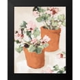 thumbnail image 2 of Slivka, Jane 15x18 Black Modern Framed Museum Art Print Titled - Potted Pink Geraniums, 2 of 5