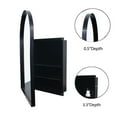 thumbnail image 5 of 24x36 Inch Arched Bathroom Wall Cabinet with Mirror Door and Adjustable Shelf,Medicine Cabinet with Metal Frame for Living Room,Bathroom and More,Matte Black, 5 of 9