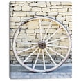 thumbnail image 2 of Old Vintage Broken Wood Wheel - Extra Large Landscape Canvas Art, 2 of 3