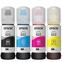 Epson T522120BCS T522120BCS (T522) Ultra High-Yield Ink - Black/Cyan/Magenta/Yellow (4/Pack)