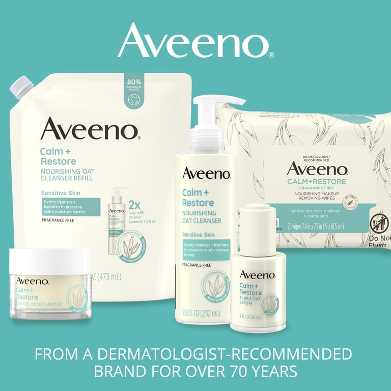2 pack) Aveeno Calm + Restore Skin Therapy Balm for Sensitive Skin