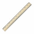 thumbnail image 2 of Regla Escolar Westcott de Madera de 30 cm con Escalas en 1/16 y Métrica, 2 of 2