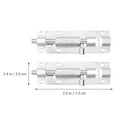 thumbnail image 2 of LITINKIMI 2pcs Door Lock Bolt Silver for Garages and Shed Doors, 2 of 8