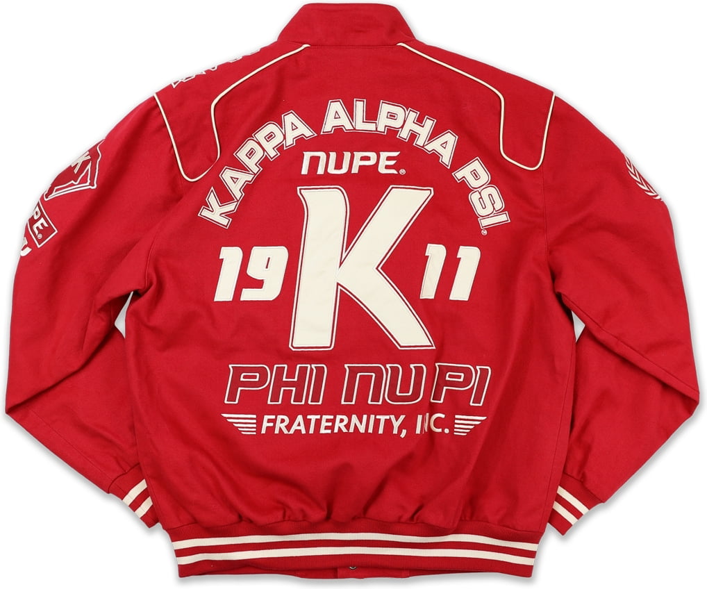 Kappa Alpha Psi Boys Twill Jacket Crimson Red 