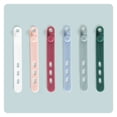 thumbnail image 3 of U Brands 6ct Silicone Cord Bands for Chargers and Tech Accessories, Urban Bloom Colors, 3 of 10
