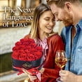 thumbnail image 3 of GLAMOUR BOUTIQUE 16 Forever Flower Heart Shape Box - Preserved Roses, Immortal Roses Gift for Her Eternal Rose Preserved Flowers for Delivery Mothers Day Women Valentines Day Gifts for Wife - Red, 3 of 5